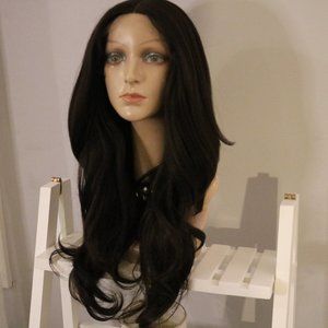 Kinky Straight-Wavy Synthetic Wig